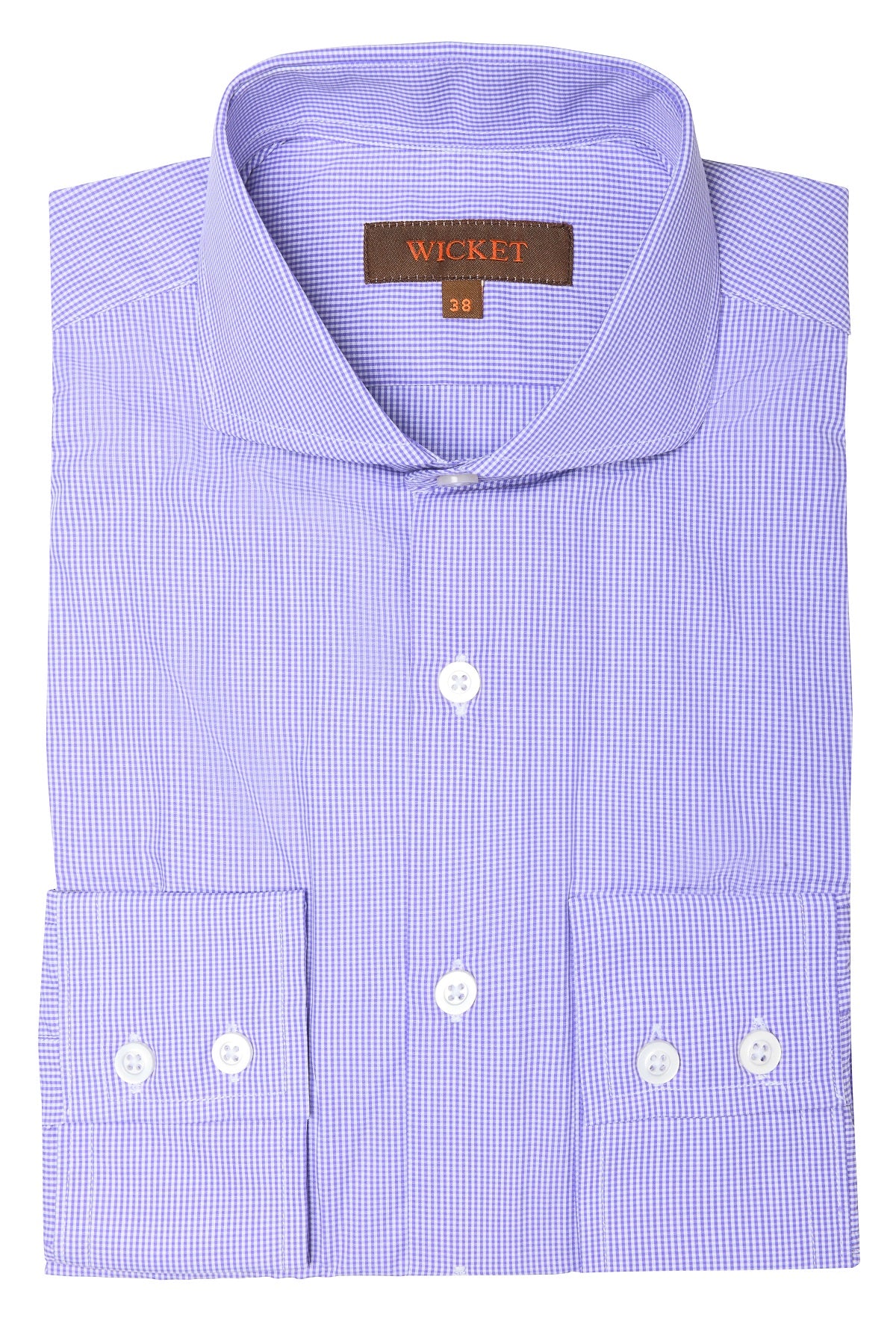 La Popeline de Coton à Vichy Violet